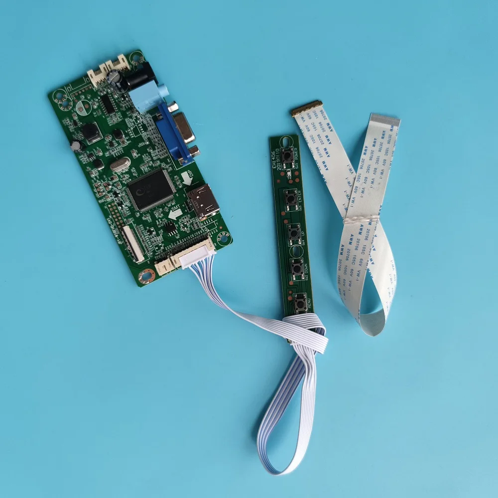 

Плата управления для N156BGE ЖК-контроллера 15,6 дюйма, плата драйвера, светодиодный EDP-кабель, VGA, совместимая с HDMI-панельная карта