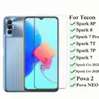 Закаленное стекло 3-1 шт. для Tecno Spark 8 P Spark8 P, защита экрана на Tecno Spark 7 Pro 7 P 7T Go 2021 Pova 2 Neo, защитное стекло