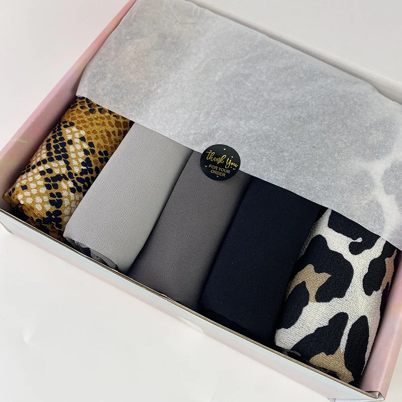 

NEW WOMEN GIFTS BOX HIJABS HIAJBS SET CHIFFON SHAWLS