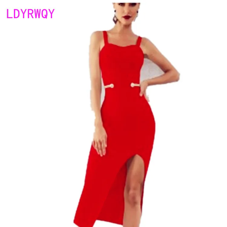 

Show thin back with a sexy European and American dress Office Lady Sheath Polyester Knee-Length