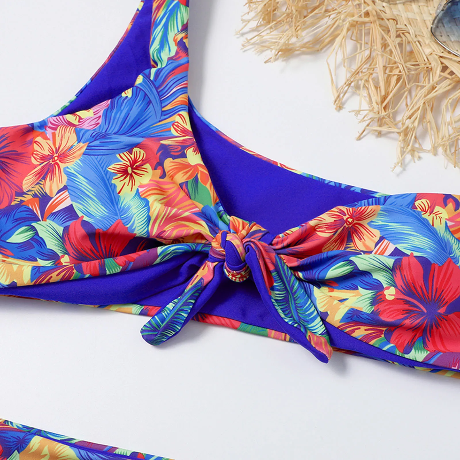 

New Hot Bikini Set Women Split Swimsuit One Shoulder Print Beach Bikini Suit Swimsuit Swimwear Support Wholesale Dropshipping