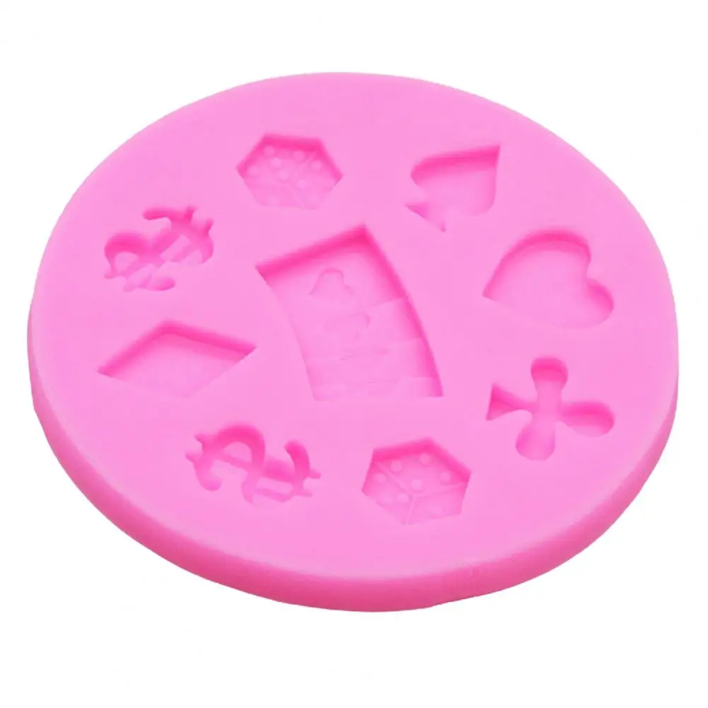 

Poker Style Epoxy Silicone Mould DIY Baking Resin Mold Cake Chocolate Decoration Non-stick Mould Silicone Ideal Gift decorating