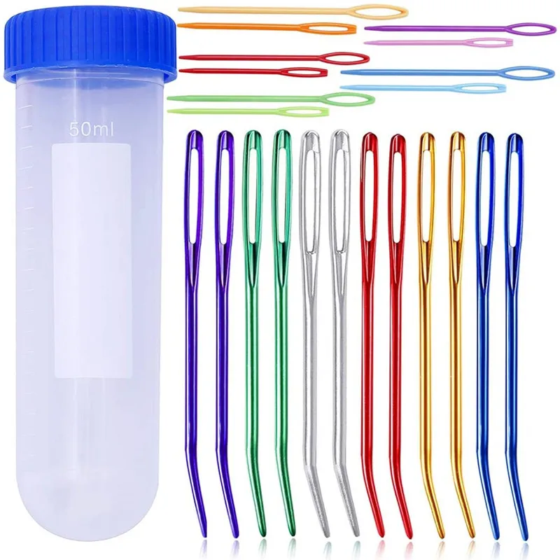 LMDZ 22 шт. пряжа с большими глазками иглы для гобеленов крупные тупые блестками