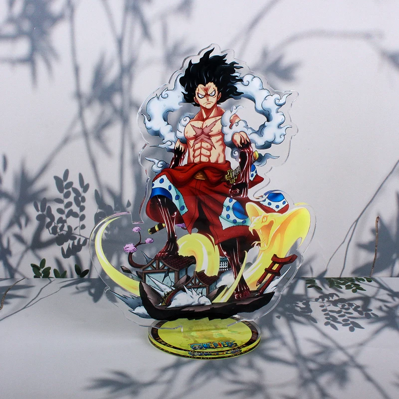 

Anime One Piece Luffy Cosplay Prop Accessories Monkey D. Luffy Ronoa Zoro Ace Acrylic Desk Stand Figure Model