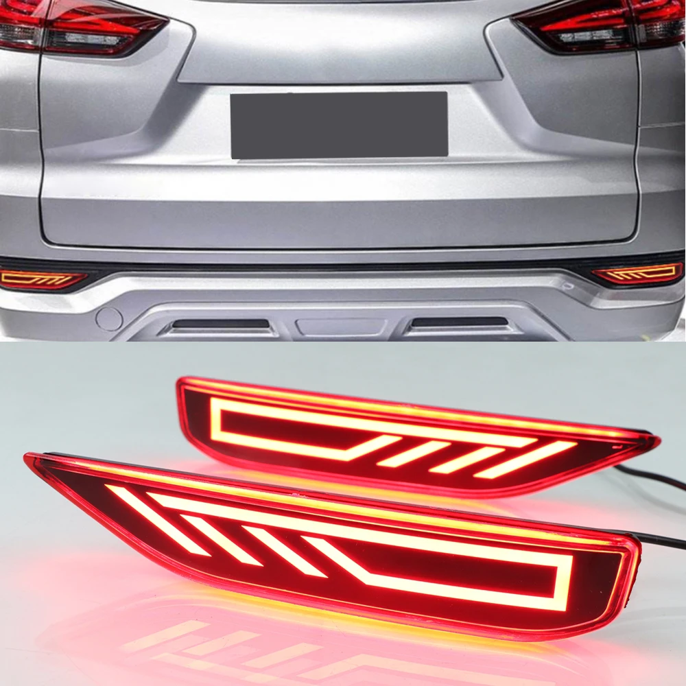 1 пара светодиодных автомобилей светодиодный задний противотуманный фонарь стоп