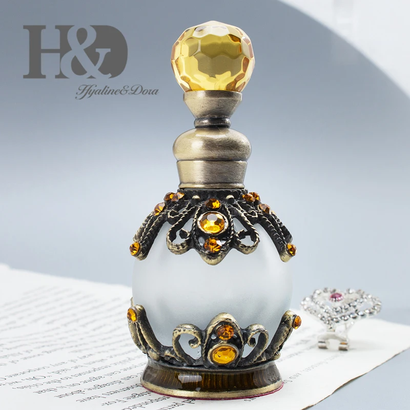 H&D 15 мл винтажный стеклянный многоразовый флакон для духов в арабском стиле