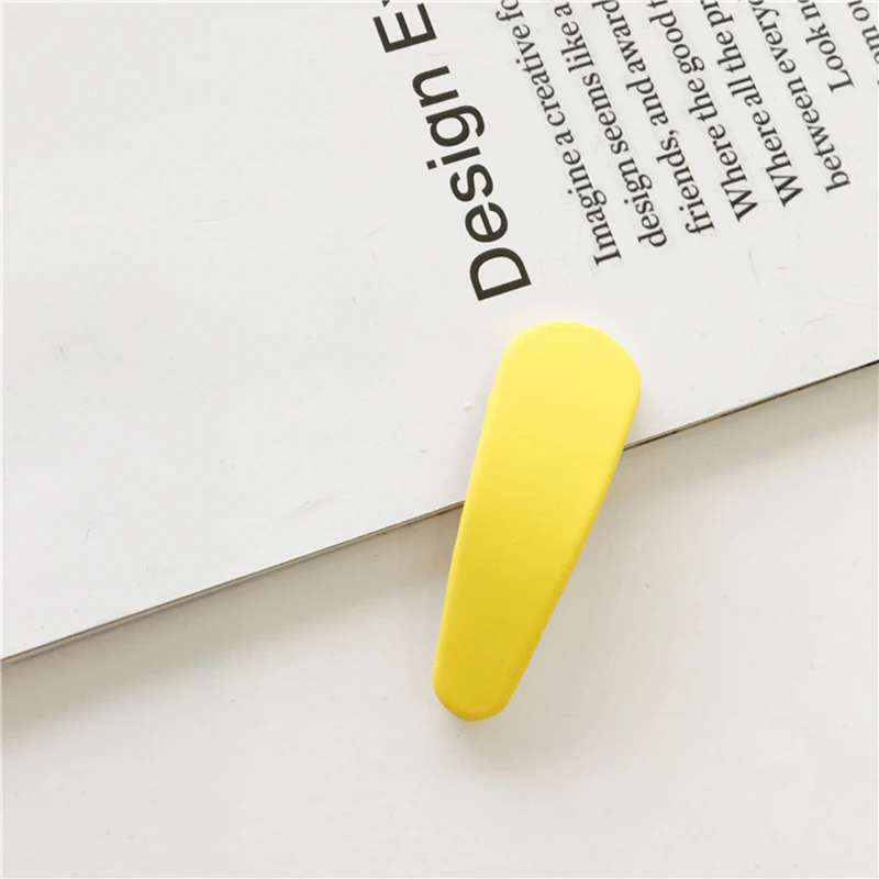 1 шт. простой разноцветный яркие заколки для волос женщин заколка головные уборы