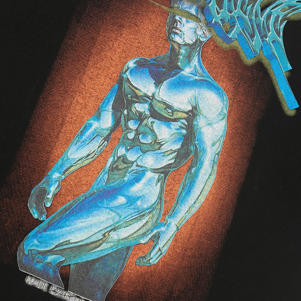 

Muscle Graphic Tees TShirt Women Oversized T Shirts Summer Top Punk Clothes Gothic Clothing Designer Trending Fashion 2020