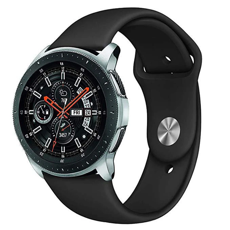 Спортивный мягкий силиконовый ремешок для samsung gear S3 Frontier классический часов