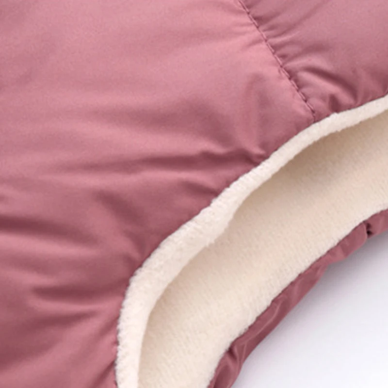 

New Children Cotton Vest 2020 Fashion Stand-Up Collar Thickened Plus Velvet Vest Baby Girl Jacket 4-13Y