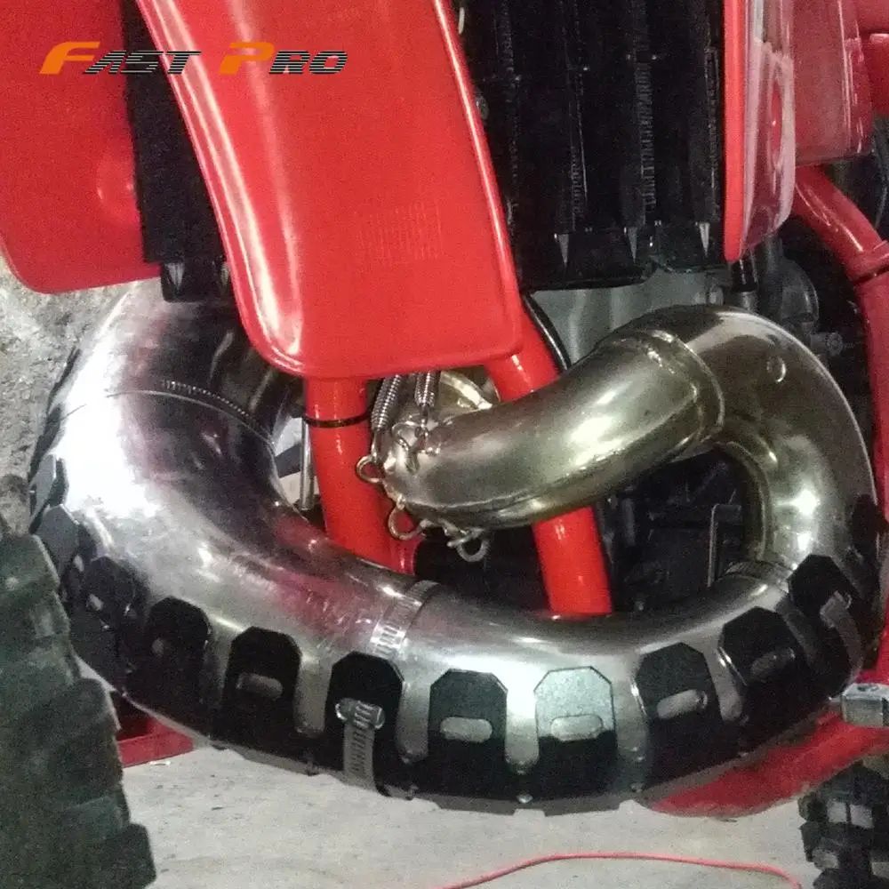 Универсальный мотоциклетный защитный чехол для выхлопной трубы термозажимы Honda