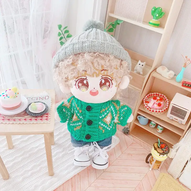 

[MYKPOP] Одежда и аксессуары для кукол KPOP: Одежда 4 шт. для кукол 20 см (без куклы) Коллекция фанатов SB21080102