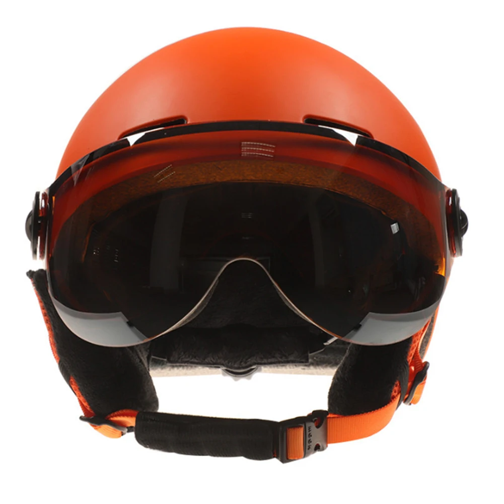 Men Women Adult Sports Portable With Goggles Breathable Winter Snowboard Protective Ski Helmet Lightweight Outdoor Adjustable | Автомобили