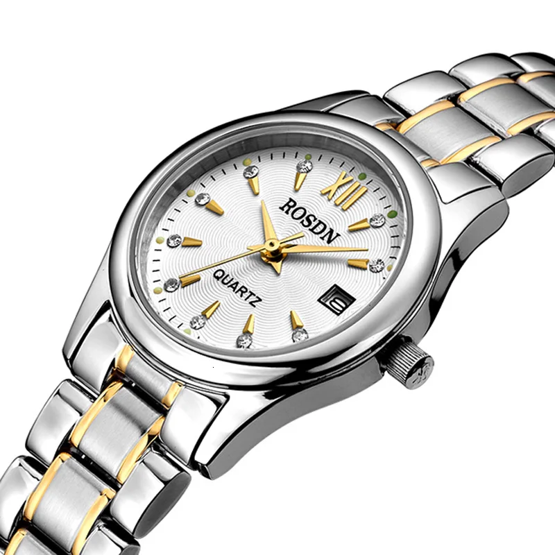 Женские часы люксовый бренд ROSDN Япония MIYOTA кварцевый механизм водонепроницаемые