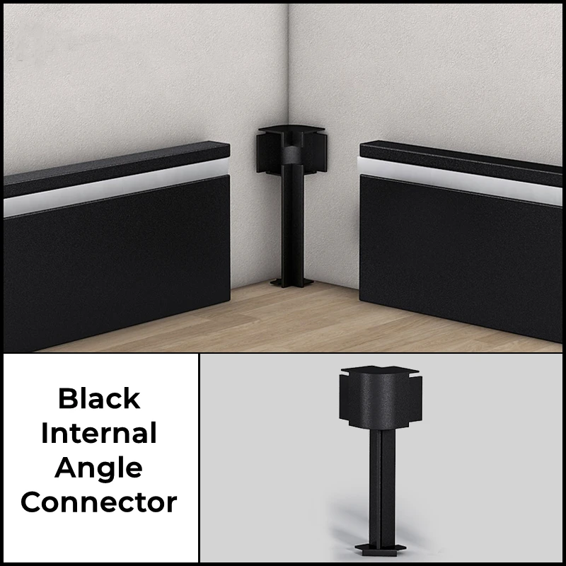 

LED плинтус кhelse черный/серый алюминиевый 0.5/1 м