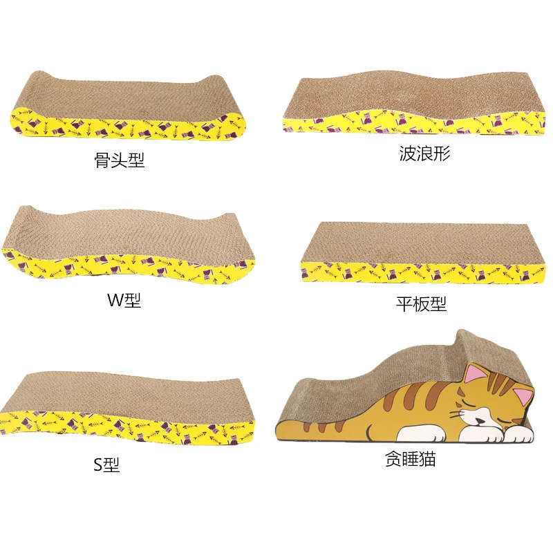 

Pet toy cat scratch board corrugated cat toy multi style cat scratch pad