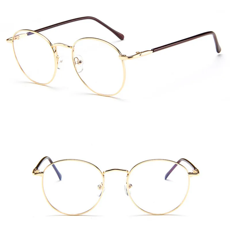 TTLIFE Vintage Round Glasses Women Metal Frame Clear Lens Optical Transparent female Mirror Fashion YJHH0311 | Аксессуары для