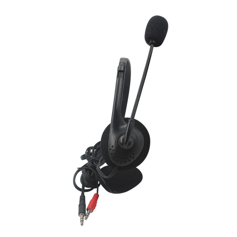 2020 For Call Center Office Customer Service Stereo Noise Reduction Headset With Microphone Adjustable Headband Phone | Электроника
