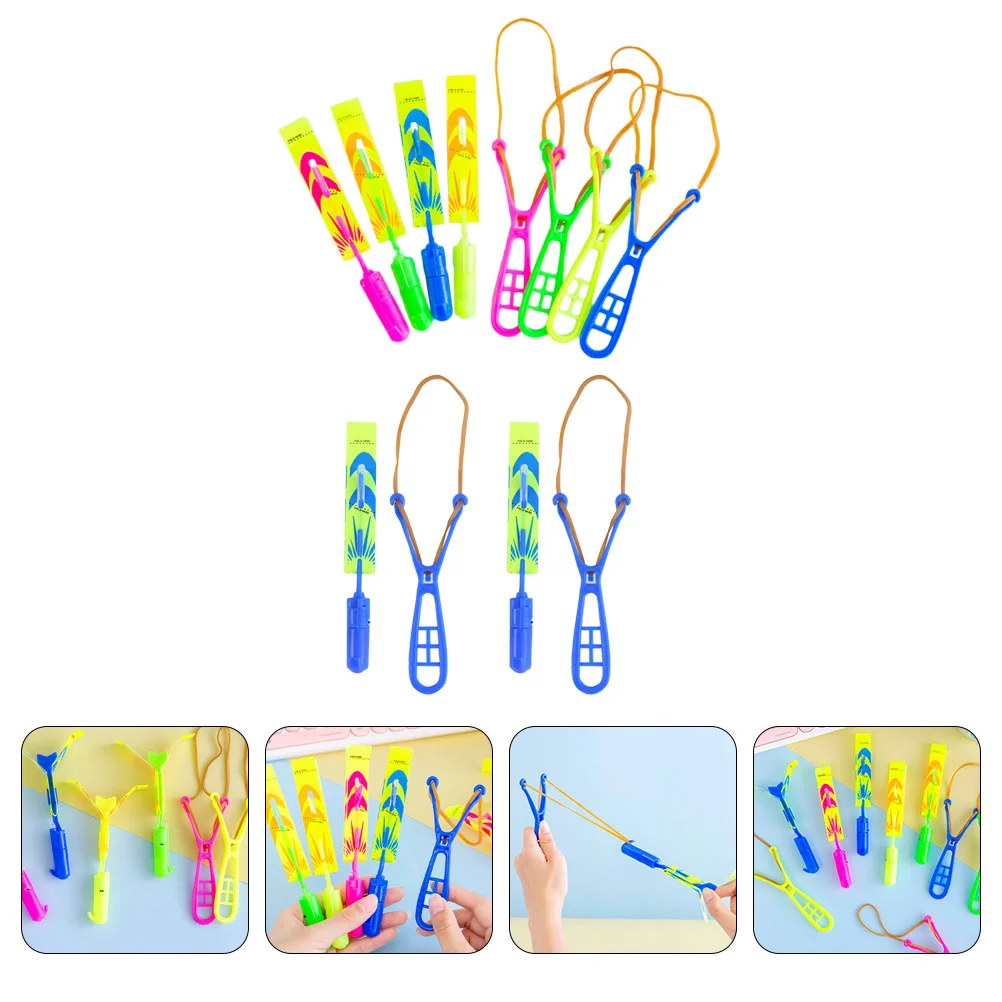 

8 Sets Kid Luminous Arrow LED Flying Toys for Outdoors (Random Color)