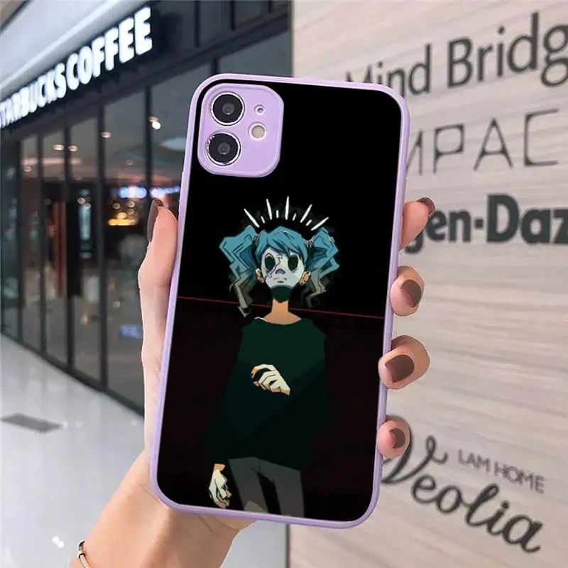 

sally face Phone Case Matte transparent For Purple iPhone 12 Mini 11 Pro XR XS Max 7 8 Plus X Back Cover