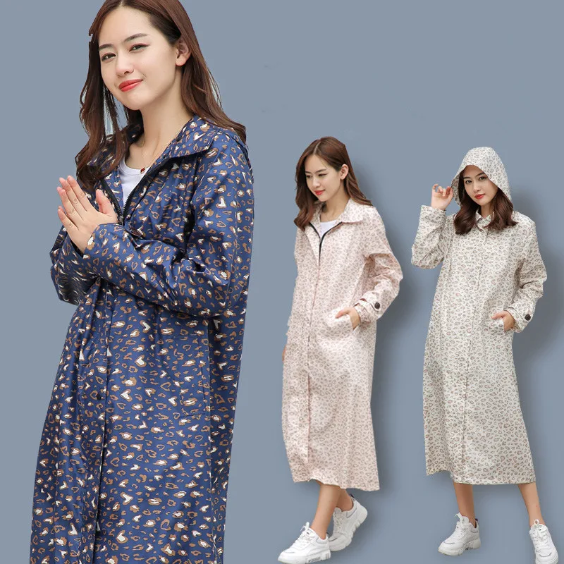 Длинный непромокаемый плащ для женщин женский плащ-светильник с капюшоном | Дом и