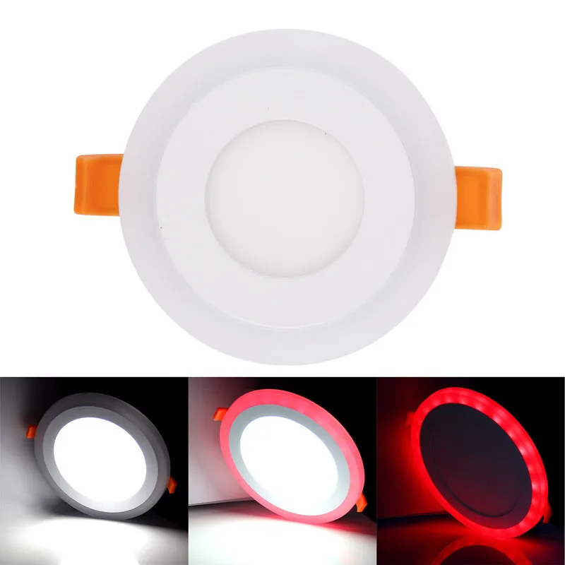 Фонарь фонарик фонарь с двойным цветом 6 Вт (3 + RGB)