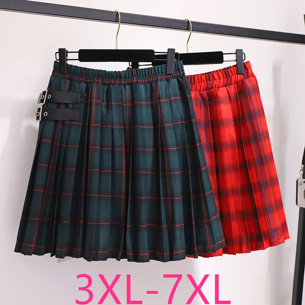 2020 на осень зиму размера плюс юбка для женщин большой повседневное свободного