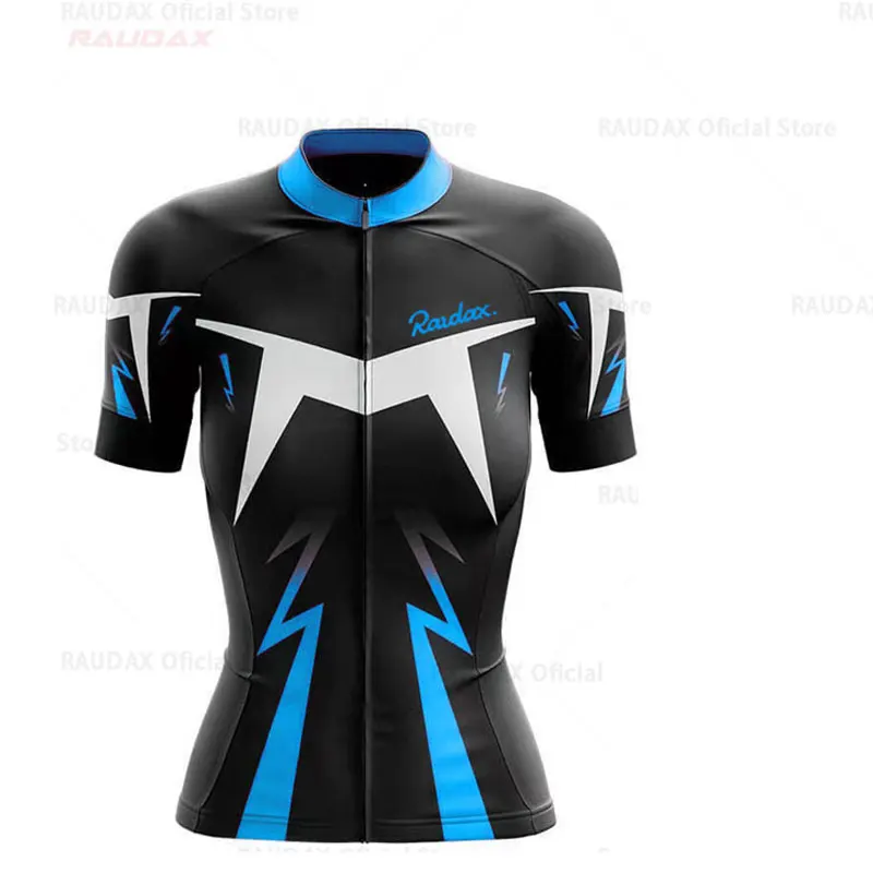 

Women's Cycling Jerseys RAUDAX 2021 Summer Short Sleeve MTB Bicycle Clothing Outdoor Anti-UV Breathable Fashion Bike Shirt Mujer