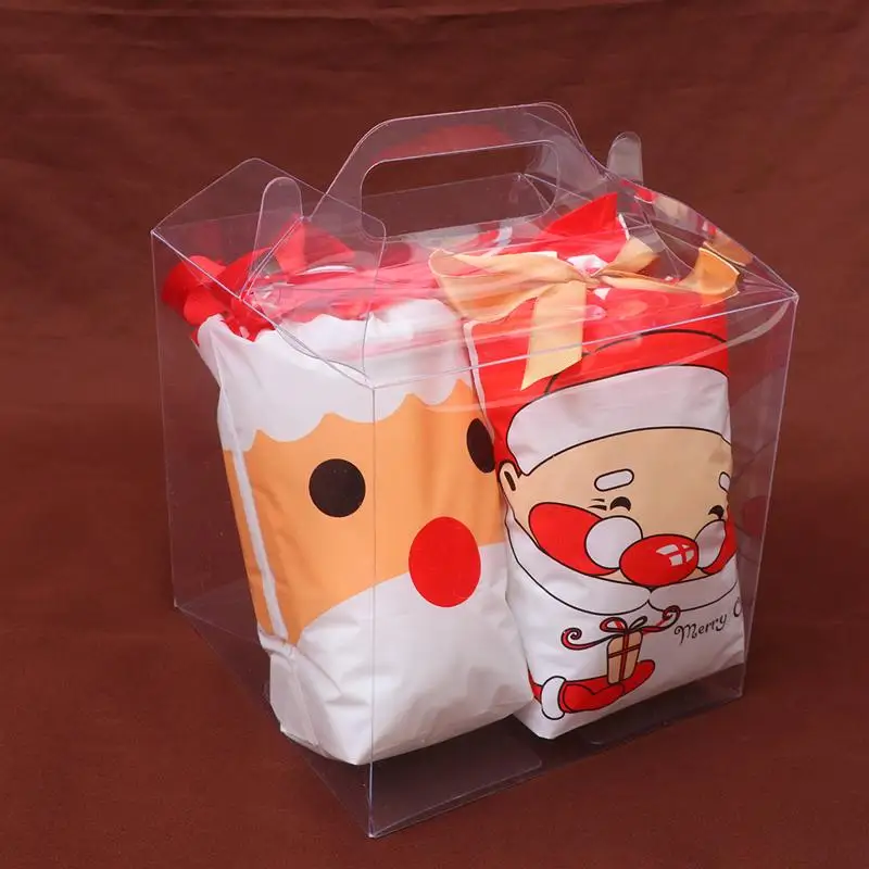 2 шт прозрачная коробка для торта пластиковая упаковки портативные упаковочные