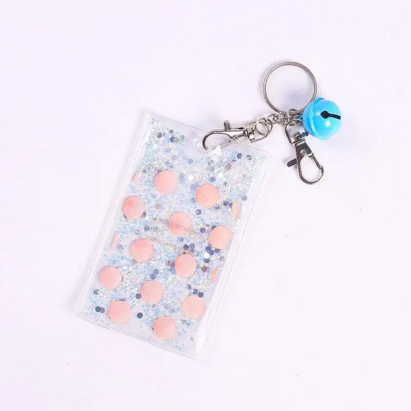 

Transparent Pink Vertical Work Card Holder for Girls Staff Employee's Card Sleeve Company Workers ID Badge Case