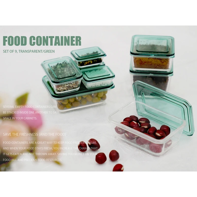 

1:6 and 1:12 Mini Model Dollhouse Toy Mini 9-Piece Mini Container Dollhouse Accessories
