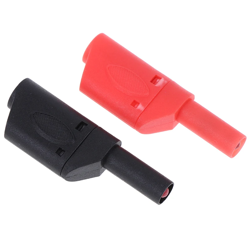 10pcs Safety 4mm Male Retractable Sheath Stackable Banana Plug Wire Solder Connector | Обустройство дома