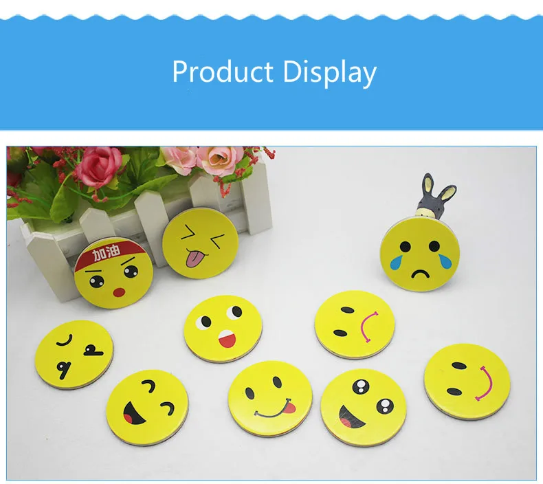 Красочные Мультяшные магнитные наклейки на холодильник Детские деревянные