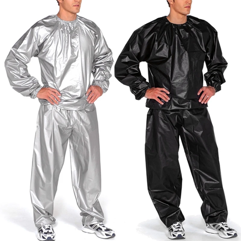 

Heavy Duty Sauna Sweat Suit Exercise Gym Suit Fitness Weight Loss Anti-Rip FS99