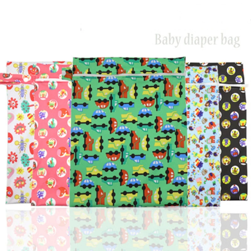 Детские многоразовые сумки для подгузников влажная сумка новорожденных с