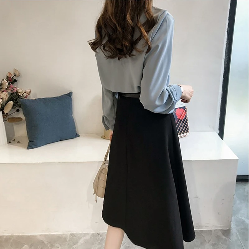 Blusas Mujer 2021 осень новая женская одежда с длинным рукавом размера плюс плотная