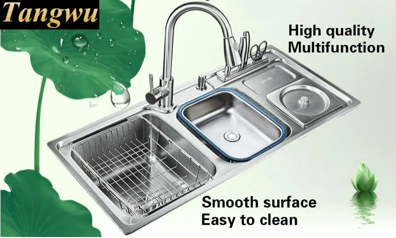 Бесплатная доставка стандартная модная кухонная раковина из нержавеющей стали