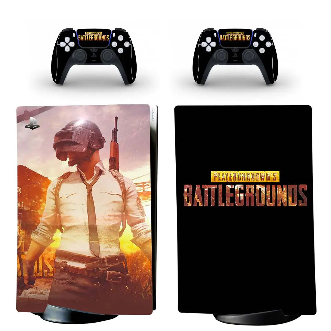

Game PUBG PS5 Digital Skin Sticker for Playstation 5 Console & 2 Controllers Decal Vinyl Skins