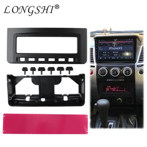 Автомобильная приборная панель подходит для Mitsubishi Pajero Sport Triton L200 MID Radio DVD средняя Автомобильная стереопанель Dash Trim Kit лицевая рамка Fascia