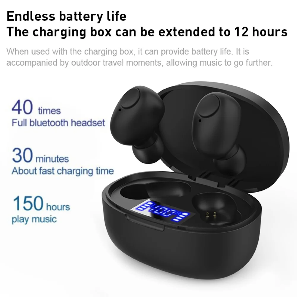 TWS-стереонаушники T15 с шумоподавлением и поддержкой Bluetooth | Электроника