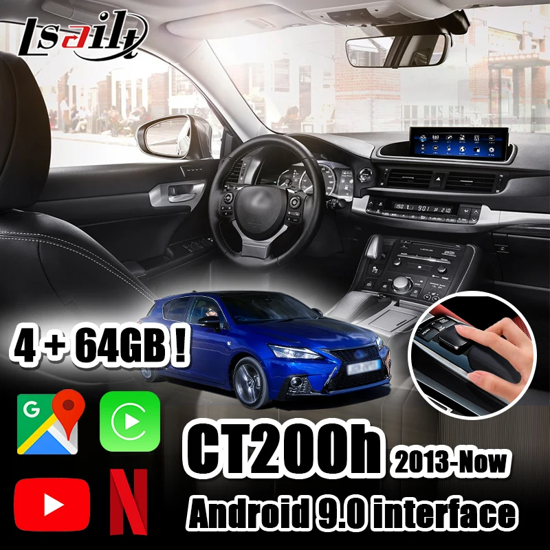 PX6 Lsailt CarPlay/Android видео интерфейсная коробка для Lexus CT 2013-теперь с Android авто CarPlay YouTube