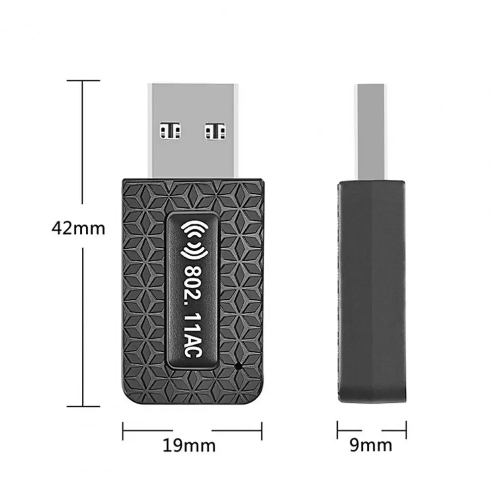 Двухдиапазонный беспроводной Wi-Fi адаптер быстрая скорость широко совместимая