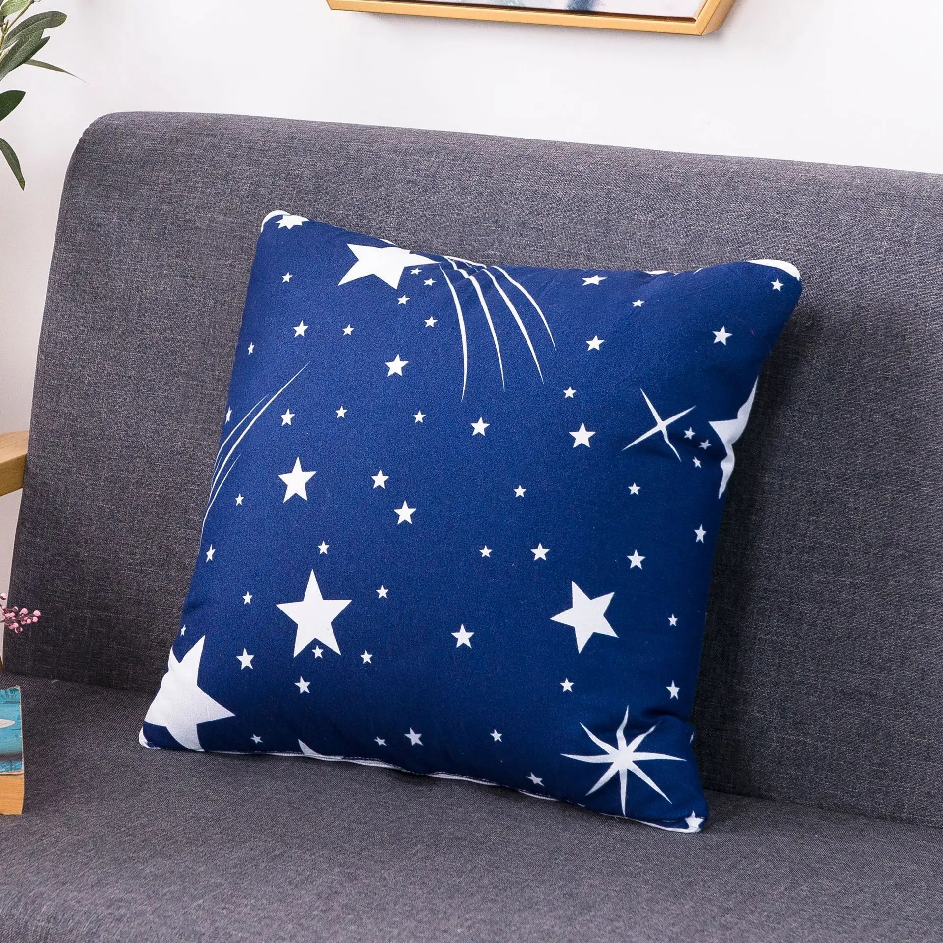 Диванная подушка 2 в 1 дорожное одеяло и для подушки домашнее освещение/одеяло