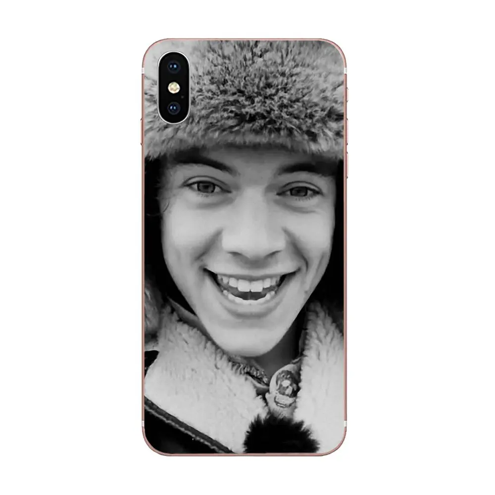 Чехол для телефона из ТПУ Apple iPhone 4 4s 5 5C 5S SE 6 6S 7 8 Plus X XS Max XR 1d Harry Styles One Direction Cute |