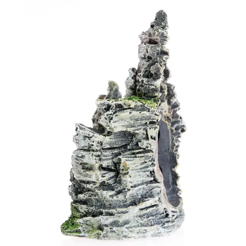 

Aquarium Fish Tank Ornament Rockery Hiding Cave Landscape Decor Underwater Decor