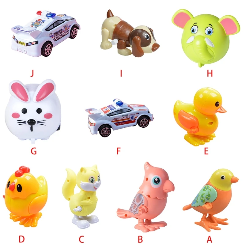 

New Wind Up Animal Toy MIni Pull Back Car Kids Toy Gift Party Bag Filler Gag