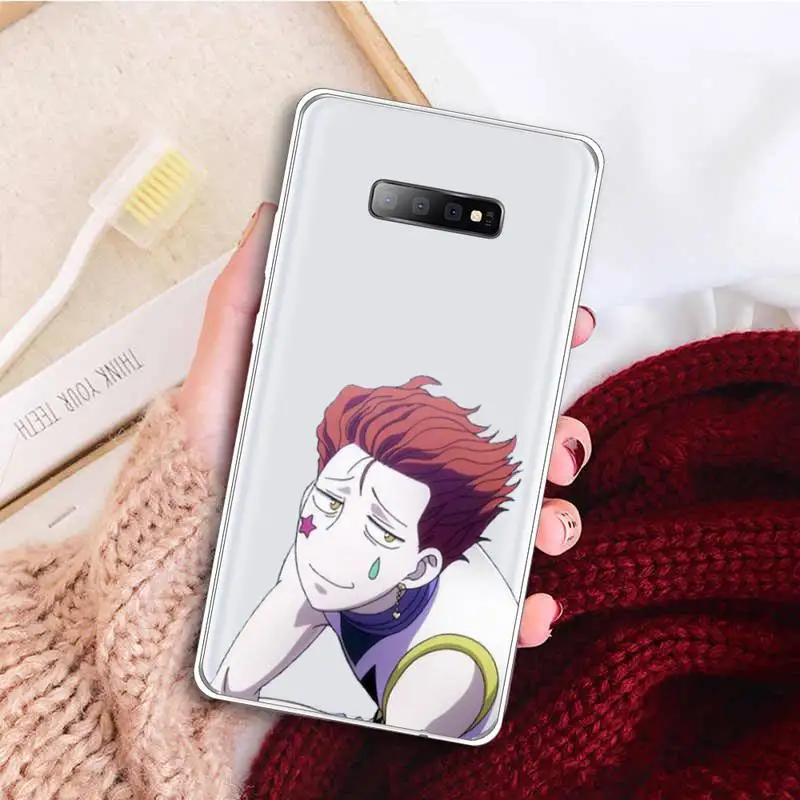 

Hisoka Anime Hunter X hunter Phone Case Transparent for samsung A 21s 71 S 8 9 20 note 10 20 ultra plus