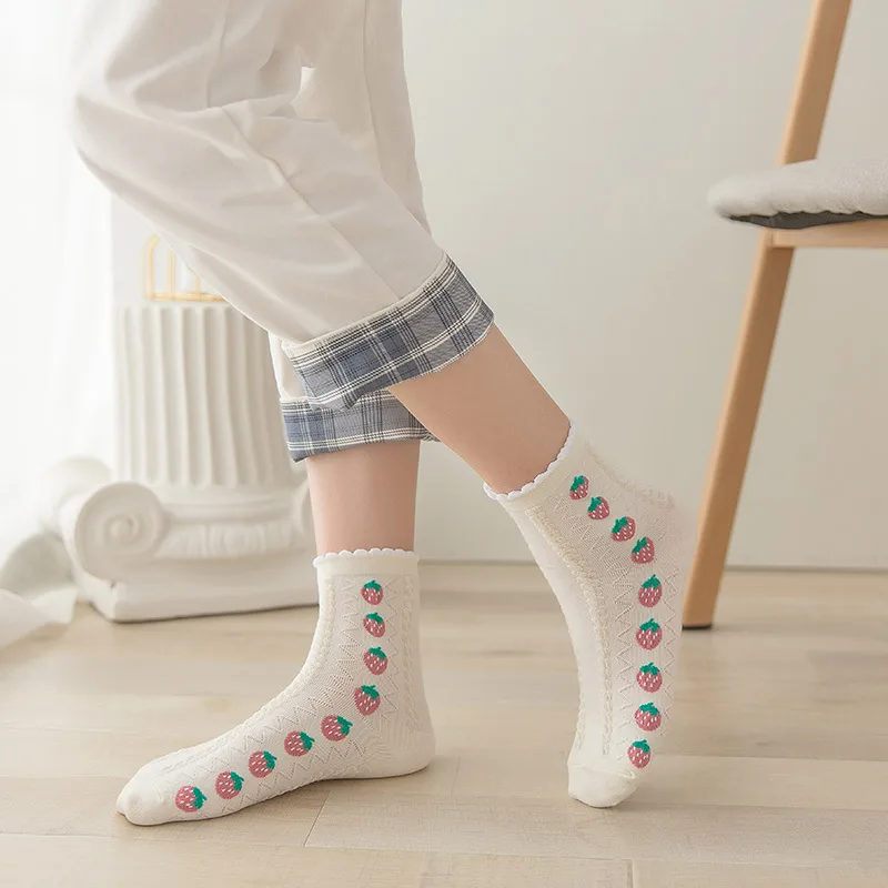 

Socks women's middle tube socks spring and autumn