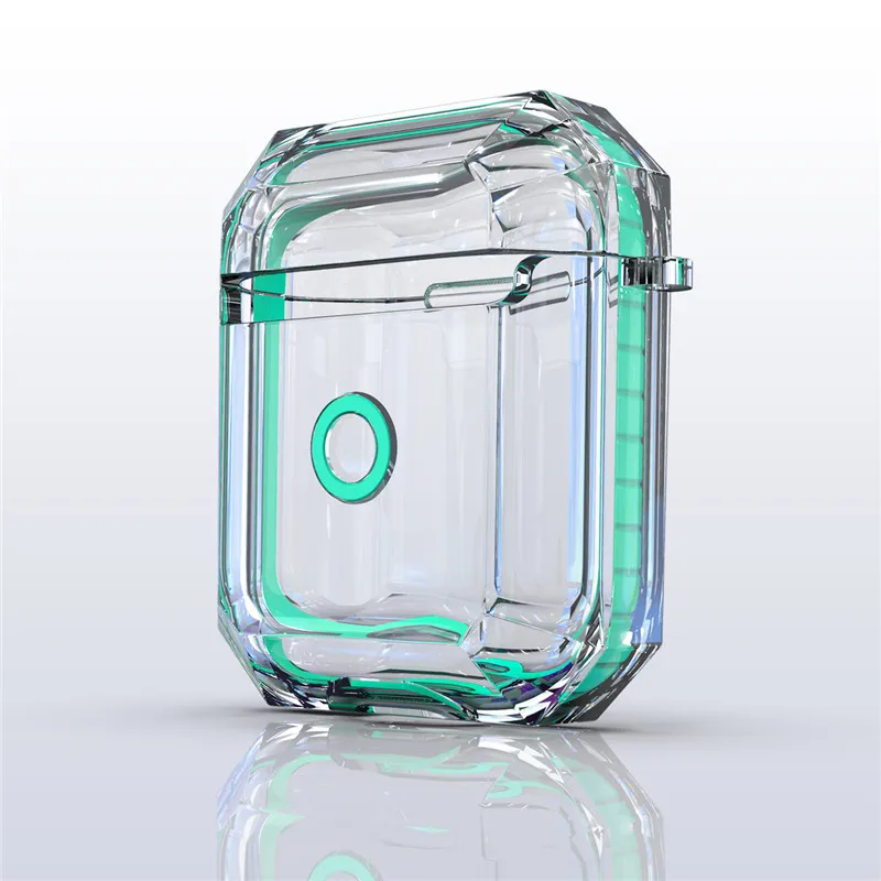 2nd Gen Mint Green Для Apple AirPods2 чехол-сумка прозрачный мягкий силиконовый противоударный защитный чехол для AirPods 2 Earpods чехол аксессуары - Цвет: 2nd Gen Mint Green