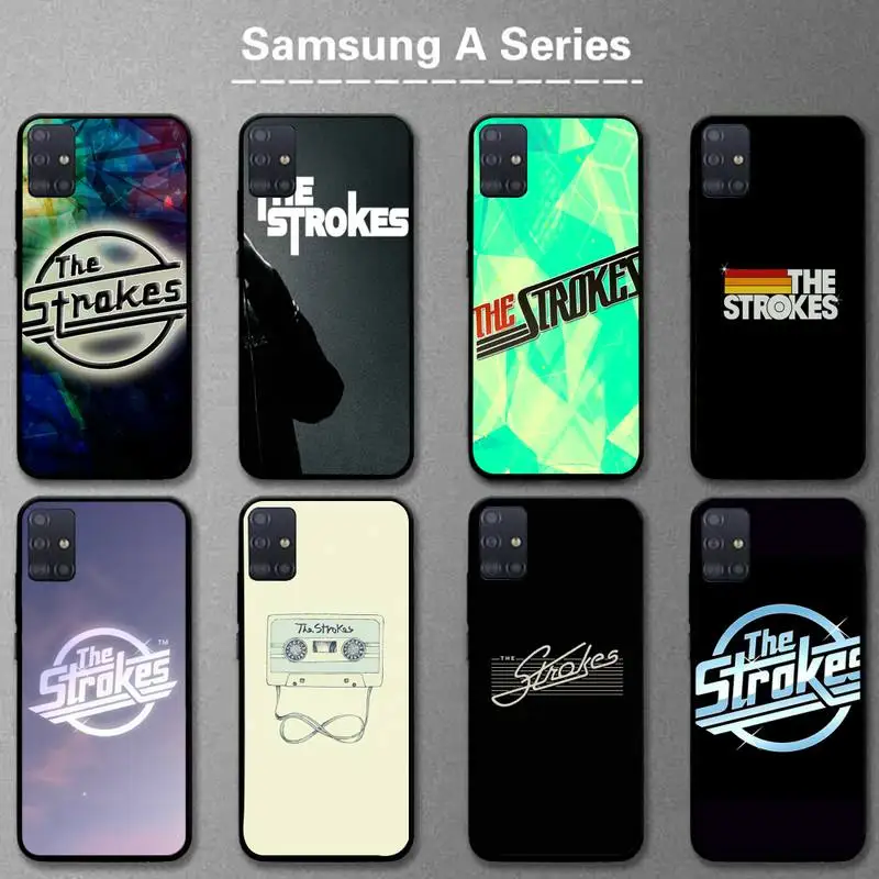 

Pop The Strokes Phone Case For Samsung A01 A10 A02 A20 A31 A40 A50 S A52 A51 A70 A71 A80 A91 Cover Fundas Coque